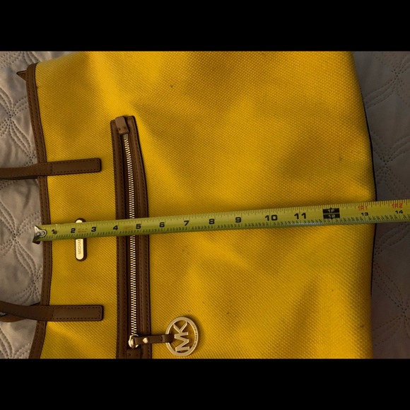 Lemon Yellow Authentic Michael Kors Tote - Picture 6 of 6